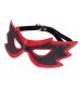 Чёрно-красная маска с прорезями для глаз