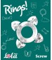 Прозрачное эрекционное кольцо Rings Screw