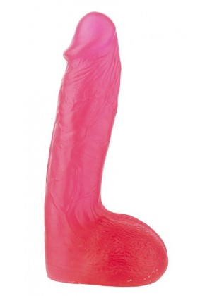 Розовый фаллоимитатор XSKIN 7 PVC DONG - 18 см.