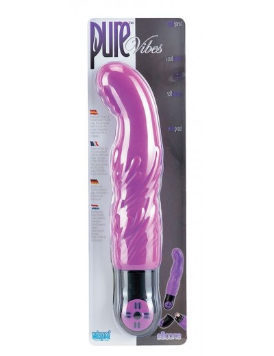 Фиолетовый вибратор PURE G-SPOT VIBE - 18,5 см.