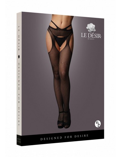 Сетчатые колготки с пикантными вырезами Suspender Pantyhose With Strappy Waist