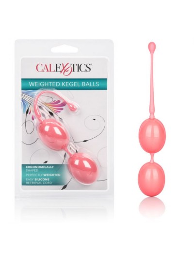 Розовые вагинальные шарики Weighted Kegel Balls