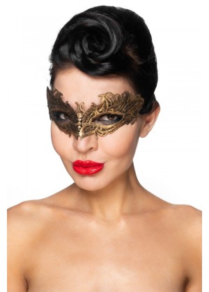 Золотистая карнавальная маска  Денеб 