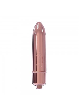 Розовая гладкая вибропуля So Divine Halo Bullet Vibrator - 8 см.