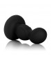 Черный анальный стимулятор Silicone Back End Play - 10,75 см.