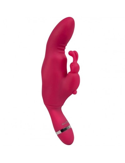 Розовый вибратор SASHAY VIBRATOR BUNNY I - 18 см.