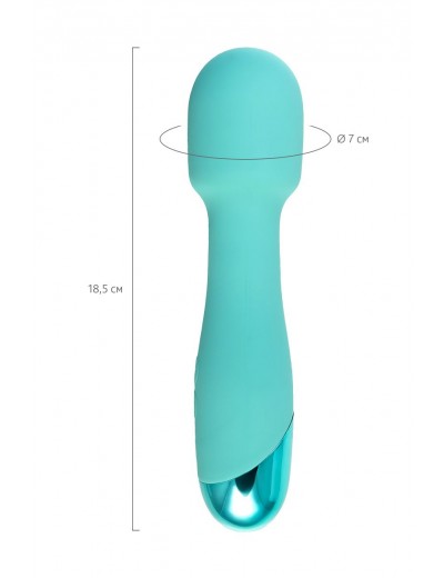 Мятный клиторальный стимулятор  Дрючка-удовольствие  - 18,5 см.