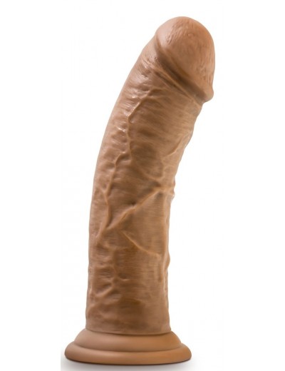 Кофейный фаллоимитатор 8 Inch Cock With Suction Cup - 20,3 см.