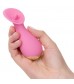 Розовый мини-вибромассажер #TickleMe - 11,5 см.
