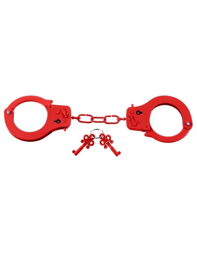 Металлические красные наручники Designer Metal Handcuffs