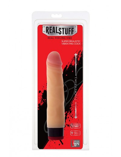 Вибратор-реалистик REALSTUFF 7INCH VIBRATOR - 17,8 см.