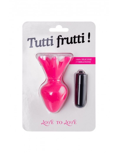 Анальная пробка-ягодка Tutti Frutti - 8,5 см.