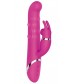 Розовый вибратор-кролик NAGHI NO.42 RECHARGEABLE DUO VIBRATOR - 24 см.