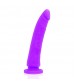 Фиолетовый фаллоимитатор из силикона Delta Сlub Toys Dong Purple Silicone - 20 см.