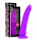 Фиолетовый фаллоимитатор из силикона Delta Сlub Toys Dong Purple Silicone - 20 см.