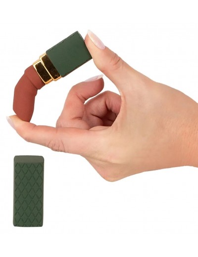 Зеленый вибратор-помада Luxurious Lipstick Vibrator