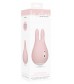 Розовый клиторальный стимулятор Sugar Bunny - 9,5 см.
