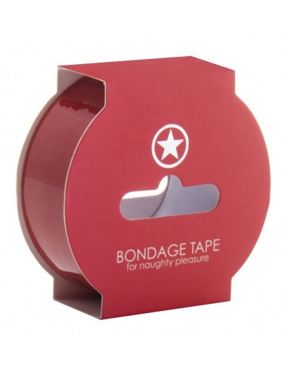 Красная лента Non Sticky Bondage Tape - 17,5 м.