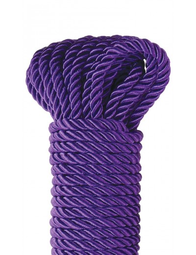 Фиолетовая веревка для фиксации Deluxe Silky Rope - 9,75 м.