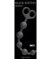 Серая анальная цепочка Orgasm Beads - 33,5 см.
