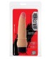 Вибратор-реалистик со встроенным пультом REALSTUFF 6INCH VIBRATOR - 15,5 см.