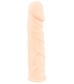 Телесная удлиняющая насадка с вибрацией Silicone Extension Vibrating - 19 см.