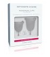 Набор из 2 прозрачных менструальных чаш Intimate Care Menstrual Cups