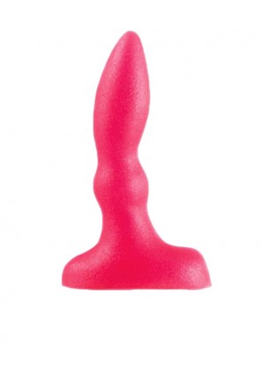 Розовый анальный стимулятор Beginners p-spot massager - 11 см.