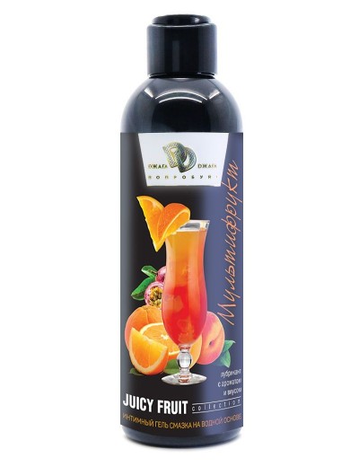 Интимный гель на водной основе JUICY FRUIT с ароматом фруктов - 200 мл.