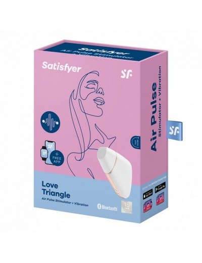 Белый вакуум-волновой вибростимулятор Satisfyer Love Triangle