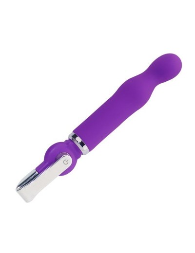 Фиолетовый вибратор ALICE 20-Function G-Spot Vibe - 18 см.