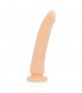 Телесный фаллоимитатор из силикона Delta Сlub Toys Dong Flesh Silicone - 20 см.