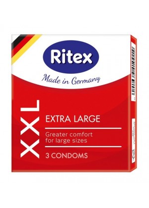 Презервативы увеличенного размера RITEX XXL - 3 шт.