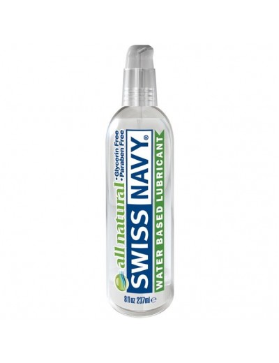 Гипоаллергенный лубрикант Swiss Navy All Natural Water Base Lubricant - 237 мл.