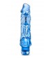 Голубой вибратор-реалистик Wild Ride - 23,5 см.