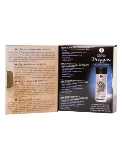 Интимный мужской крем SHUNGA DRAGON SENSITIVE - 60 мл.