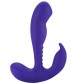 Фиолетовый стимулятор простаты Anal Vibrating Prostate Stimulator with Rolling Ball - 13,3 см.