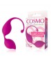 Ярко-розовые фигурные вагинальные шарики Cosmo