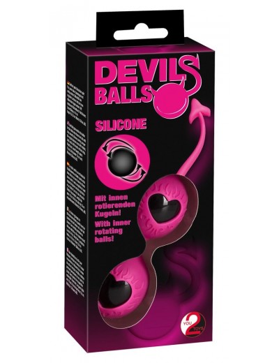 Вагинальные шарики в силиконовой оболочке Devils Balls