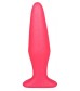 Розовая анальная пробка - 14 см.