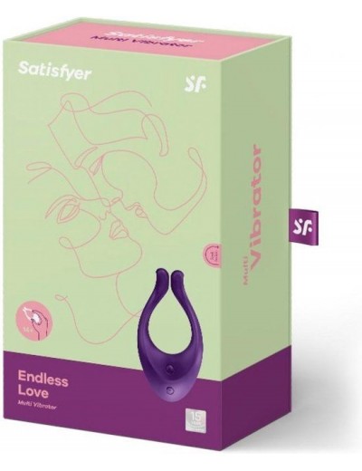 Фиолетовый многофункциональный стимулятор для пар Satisfyer Endless Love