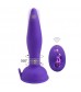 Фиолетовый анальный вибростимулятор Remote Control Anal Plug - 17,5 см.