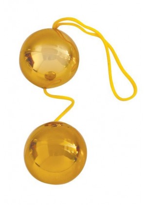 Золотистые вагинальные шарики Balls