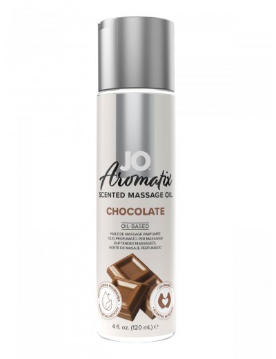 Массажное масло JO Aromatix Massage Oil Chocolate с ароматом шоколада - 120 мл.