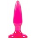 Розовая анальная мини-пробка  Jelly Rancher Pleasure Plug Mini - 8,1 см.