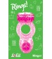 Розовое эрекционное кольцо с вибрацией Rings Ringer