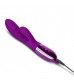 Фиолетовый вибромассажер-кролик Blend - 20,2 см.