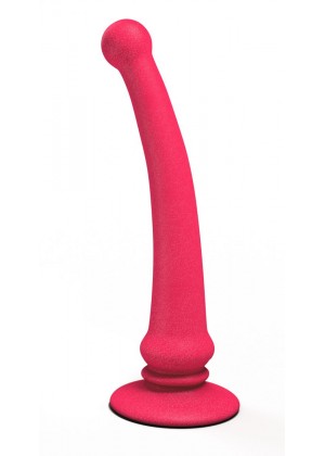 Розовый анальный стимулятор Rapier Plug - 15 см.