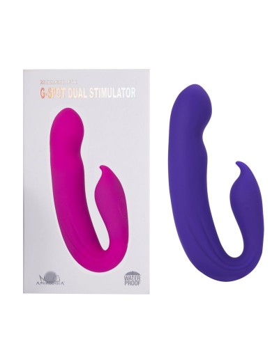 Фиолетовый вибратор G-Spot Dual Stimulator - 17,1 см.