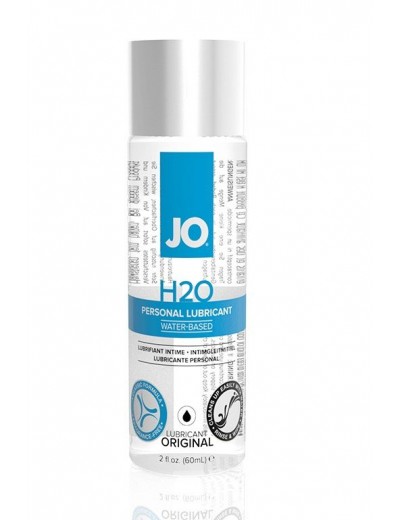 Нейтральный лубрикант на водной основе JO Personal Lubricant H2O - 60 мл.